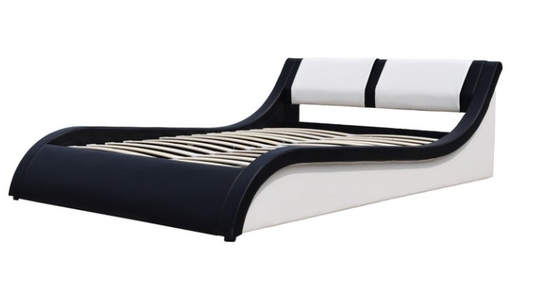 Wholesale Price  Upholstered Gas lift leather frame bed  with CE approved