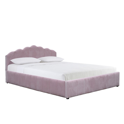 Tufted Upholstered Low Profile Storage Platform Bed Plywood Material Custom