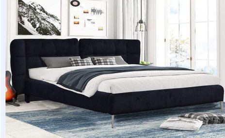 Customizable Velvet Fabric Upholstered Plywood King Bed Frame longevity
