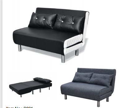 Double Folding Sofa Bed Velvet Upholstered Trundle Daybed Multifunction