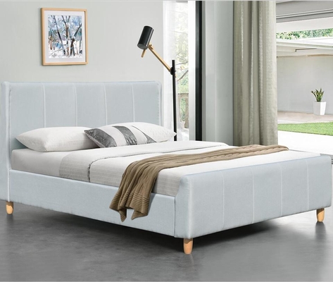 Platform Customizable Simple Upholstered Bed Frame With Footboard