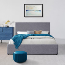 Linen Oem King Size Ottoman Bed Frame Bedroom Furniture