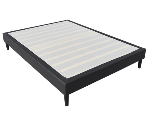 Simple Design Upholstered Platform Bed Frame Strong Structure 203x152cm