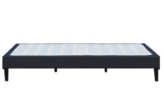 Simple Design Upholstered Platform Bed Frame Strong Structure 203x152cm
