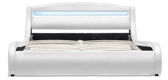 It Is Good For The Health Of The Waist And Allows The LED Upholstered Bed To Glow
