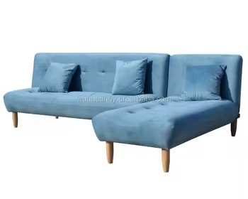 Hot Sell Foldable Sofa Bed with Unique Design and Pleochroic Texture