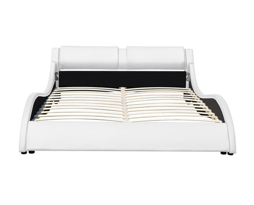Footend LED Upholstered Bed