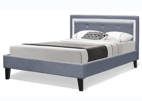 150*200cm Fabric Plywood Bed Frame Upholstered Modern Simple