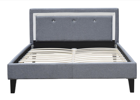 150*200cm Fabric Plywood Bed Frame Upholstered Modern Simple