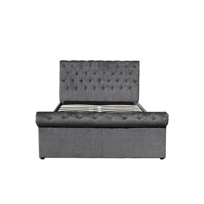 Tufted Gas Lift Storage bed