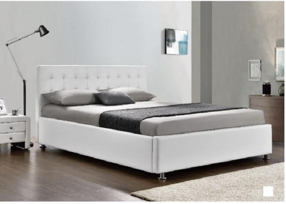 Luxury Fabric Lift Up Storage Bed Double Size BSCI Certification