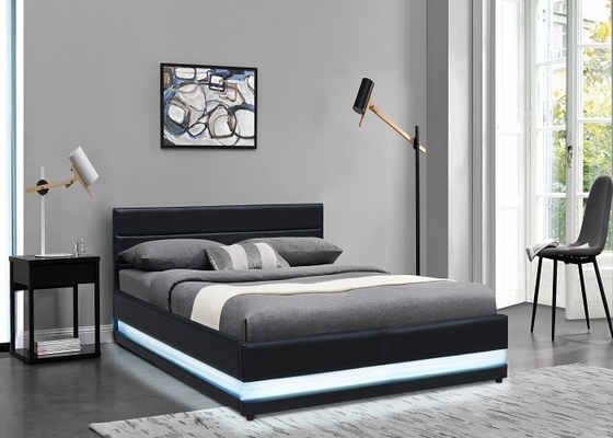 Europe Style Gas Lift Storage Bed EN1725 Sunny Home Furniture Black