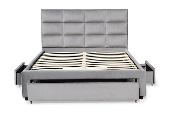 Tufted Plywood Bed Frame