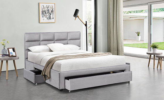 Tufted Plywood Bed Frame