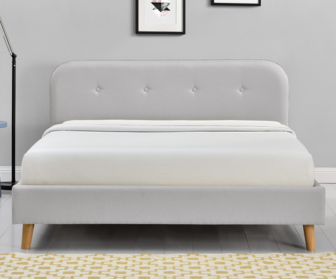 ODM Tufted Upholstered Queen Platform Bed Modern Simple 140x200Cm