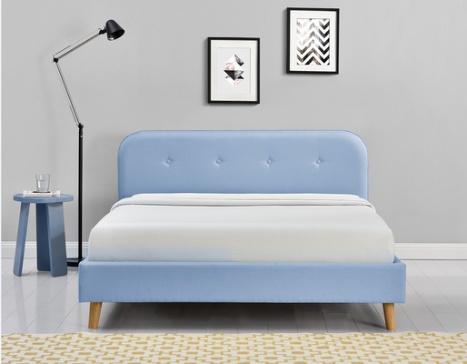 ODM Tufted Upholstered Queen Platform Bed Modern Simple 140x200Cm