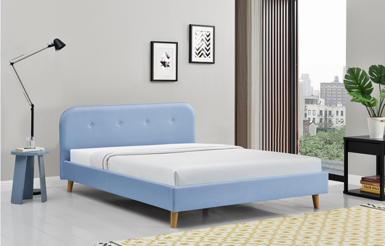 ODM Tufted Upholstered Queen Platform Bed Modern Simple 140x200Cm