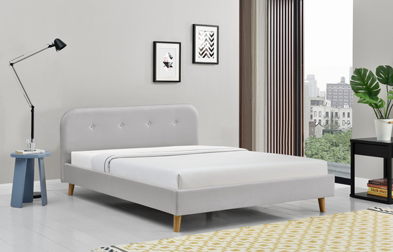 ODM Tufted Upholstered Queen Platform Bed Modern Simple 140x200Cm