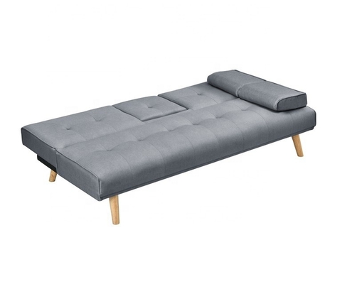 Multifunction Yellow Velvet Sofabed