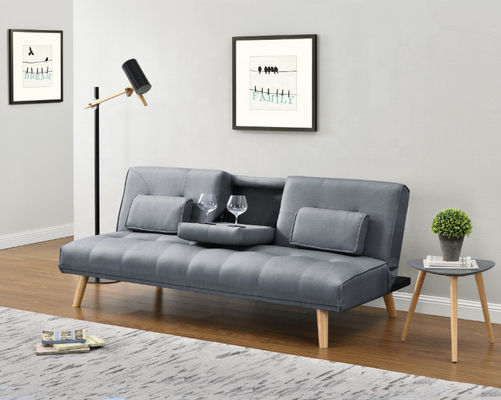 Multifunction Yellow Velvet Sofabed